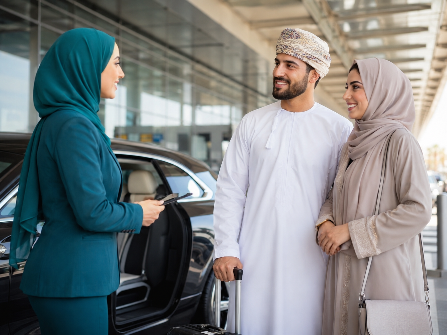 استقبال ضيوف عمان